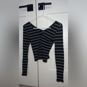 Striped long sleeve shirt